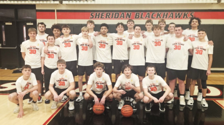 Sheridan boys basketball team